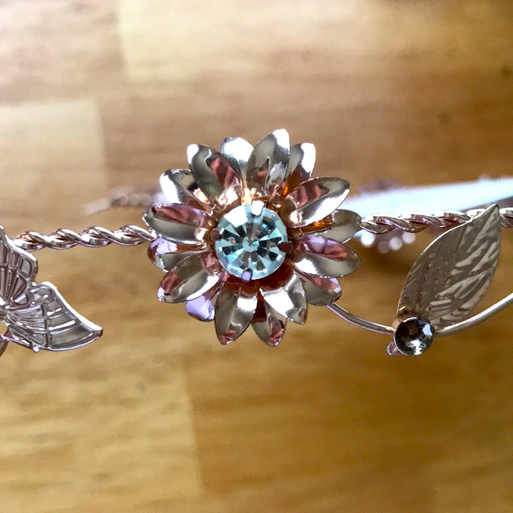 Rose Gold Flower Circlet